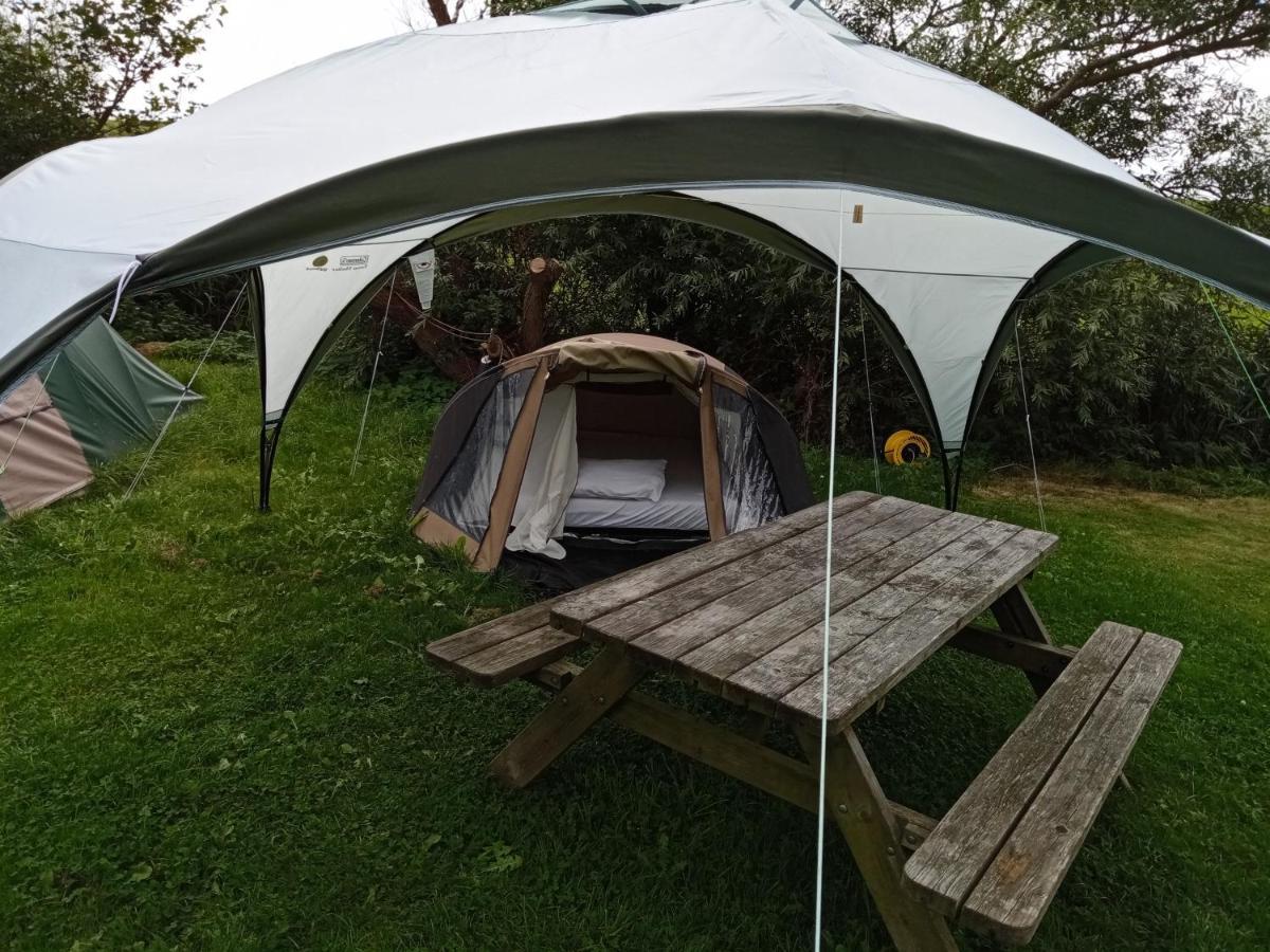 Basic 2P Tent Sotterum Hotel Kornwerd Exterior foto