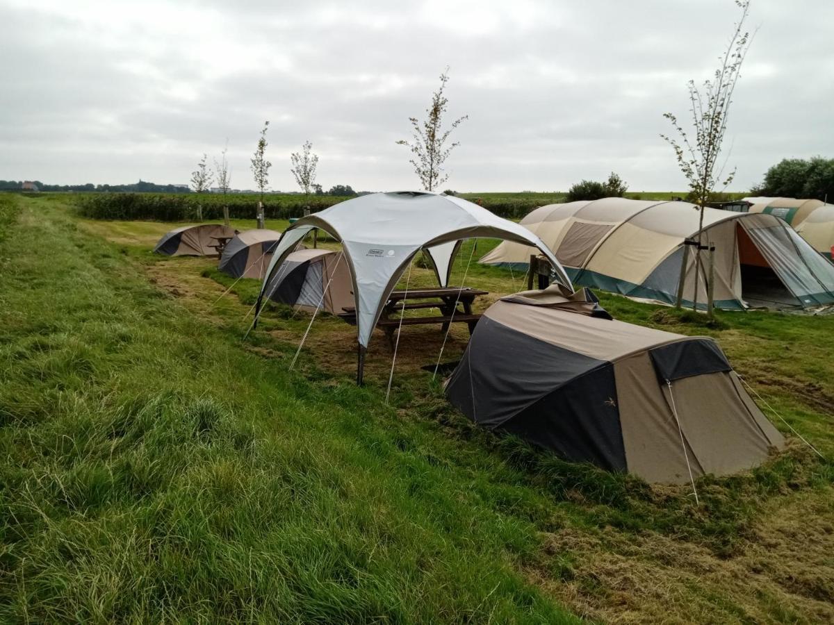 Basic 2P Tent Sotterum Hotel Kornwerd Exterior foto